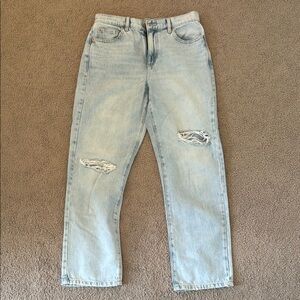 Garage - Women’s vintage straight leg light wash jeans